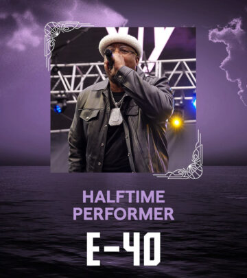 Watch a thrilling halftime show as E-40 & Goapele electrify the crowd at Chase Center now.