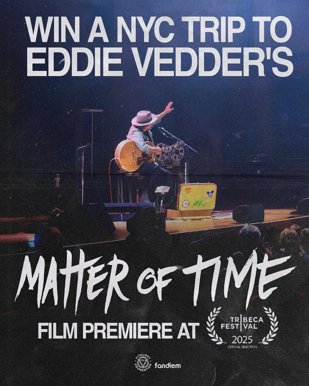 Eddie Vedder Ukulele Giveaway And Tribeca Premiere Trip