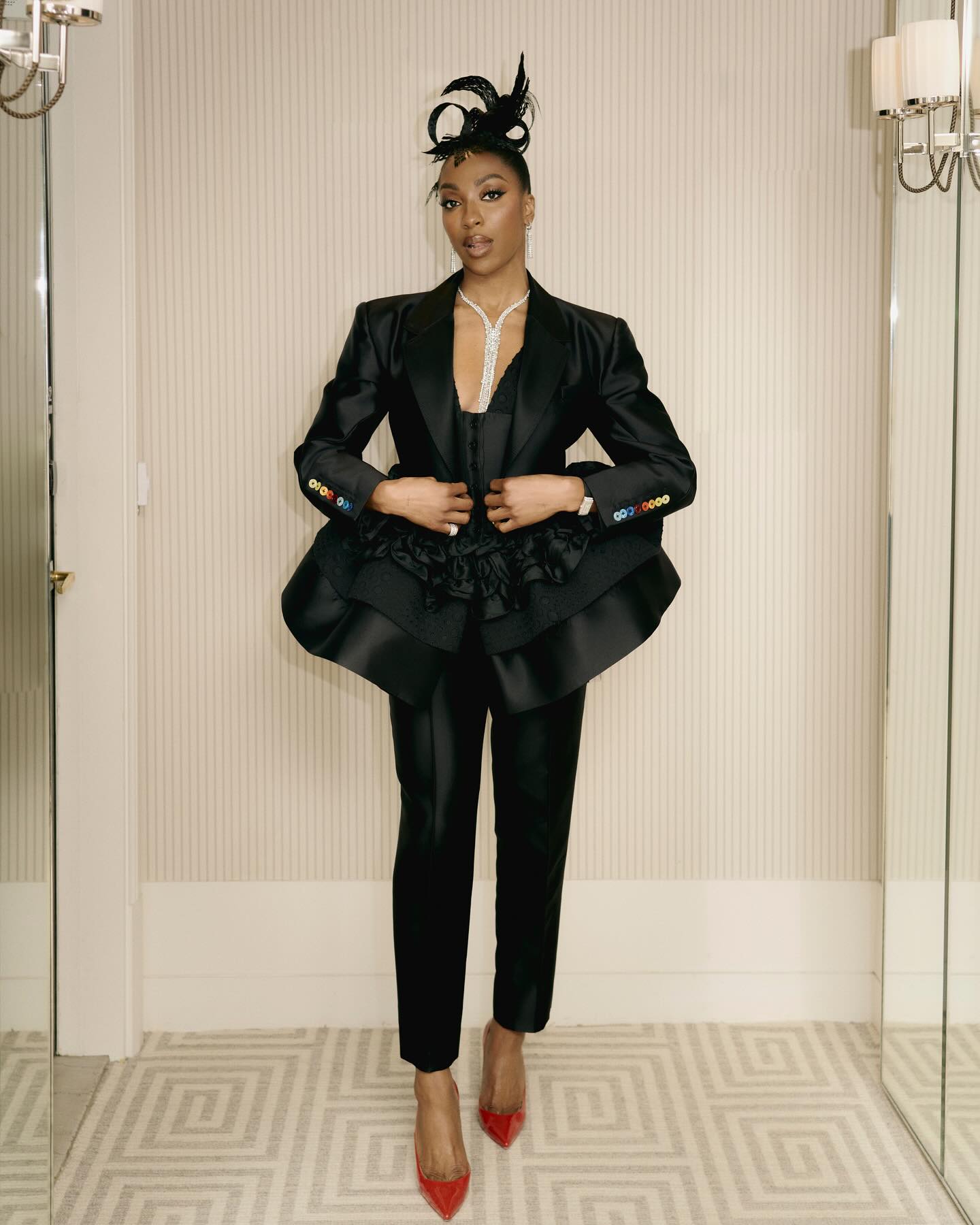 Top designers and elite stylists unite to define Ego Nwodim’s trendsetting look flawlessly.
