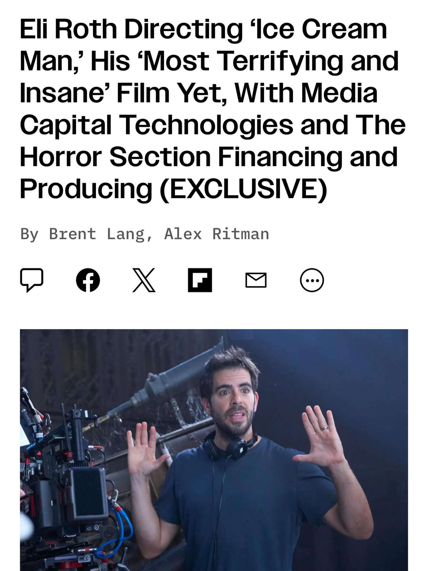 Pioneering horror filmmaker Eli Roth teases fresh projects and innovative fan-engagement