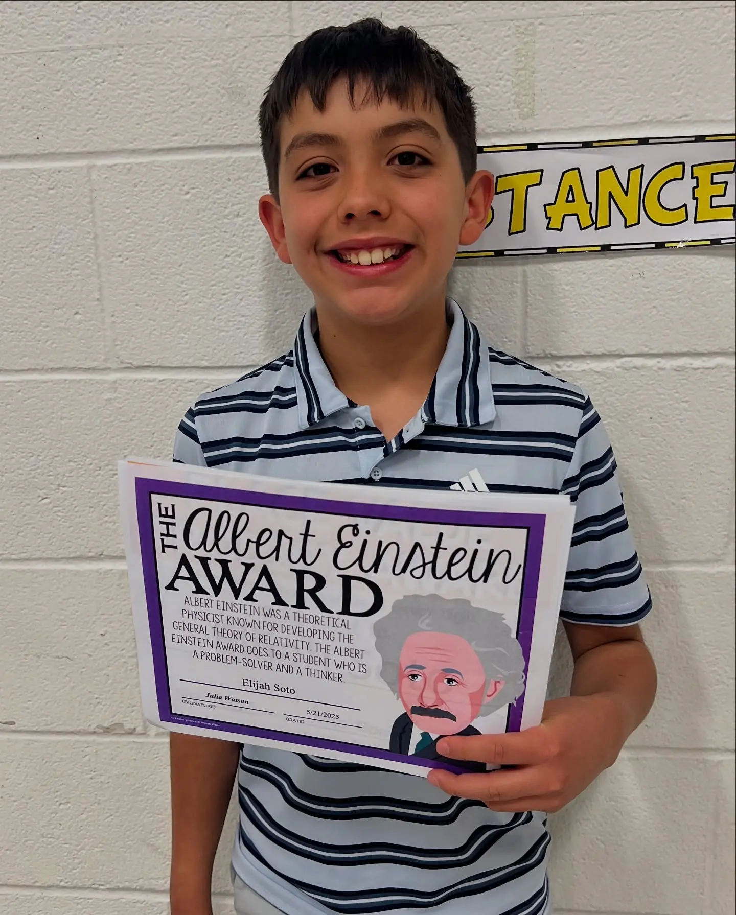 Elijah’s 5th Grade Graduation Sparks Celebration
