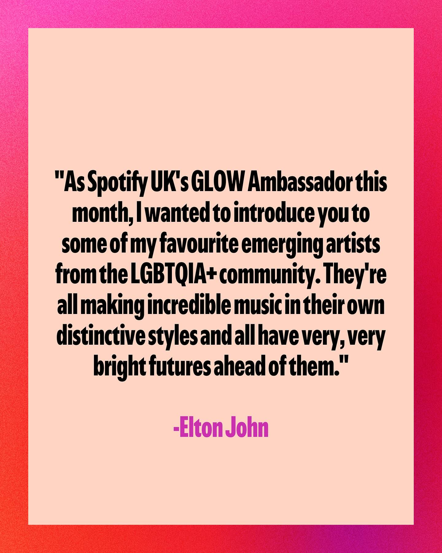 Elton John Champions Emerging LGBTQI+ Talent