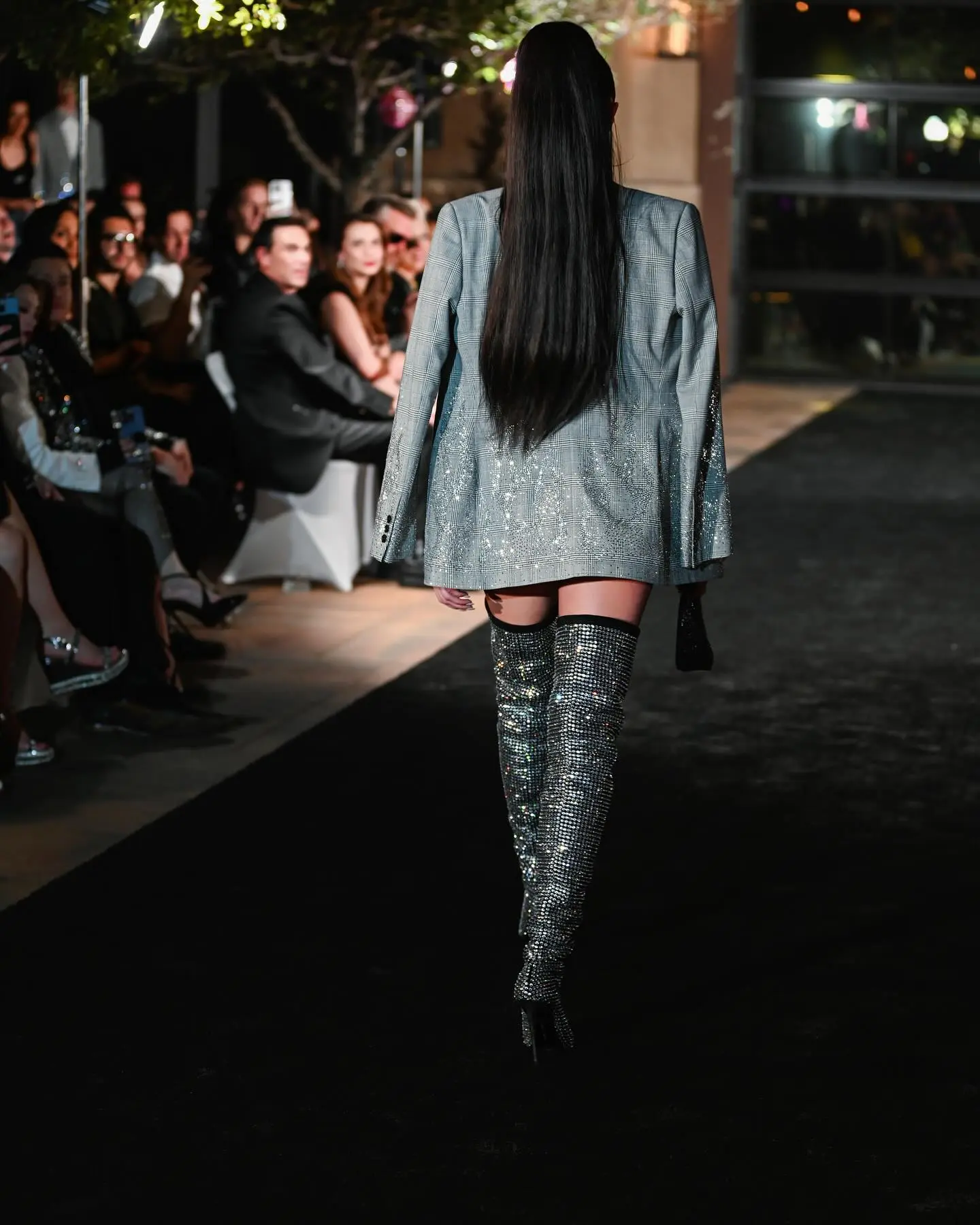Emelina Adams Shines At Philip Plein Runway Show