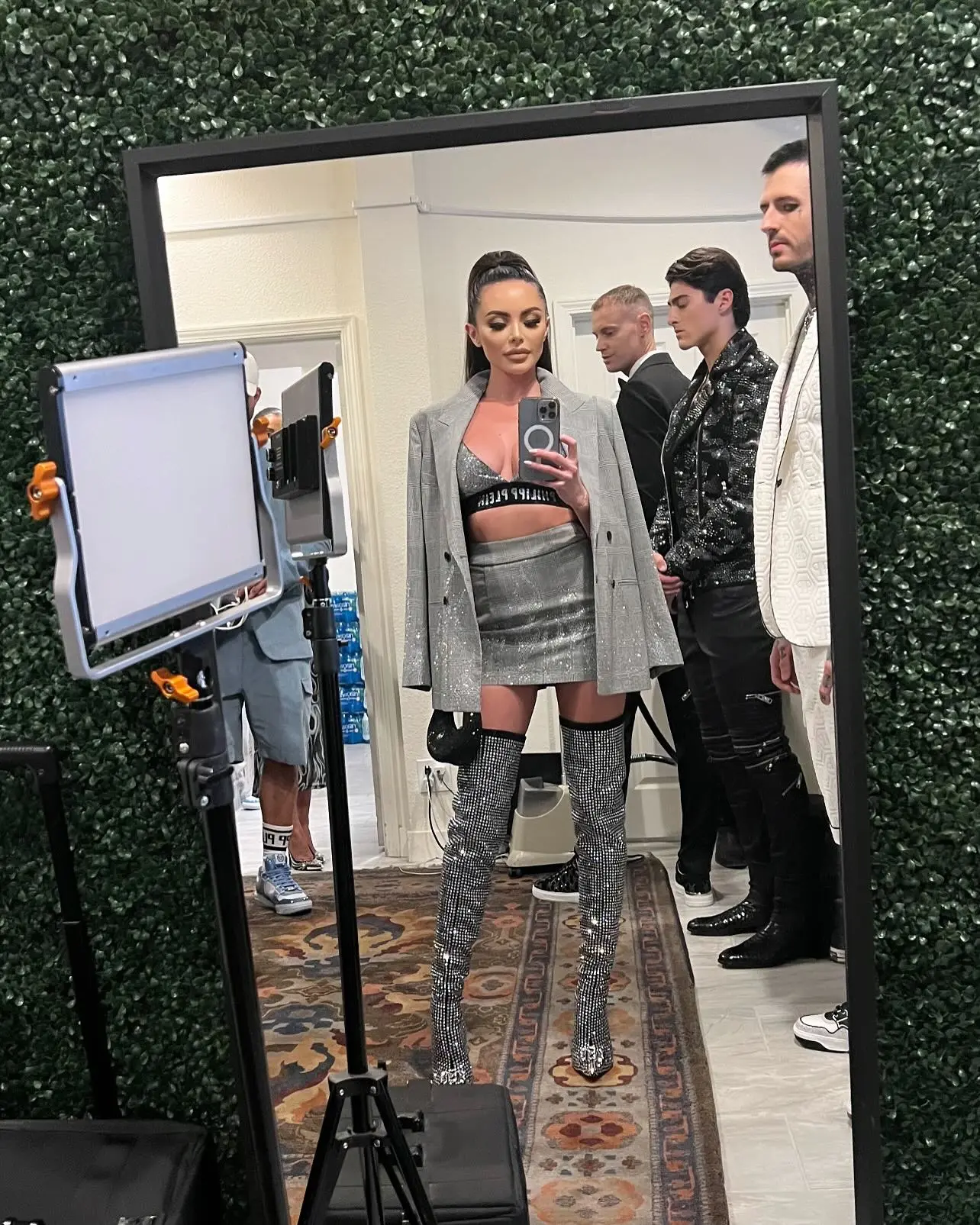 Emelina Adams Shines At Philip Plein Runway Show