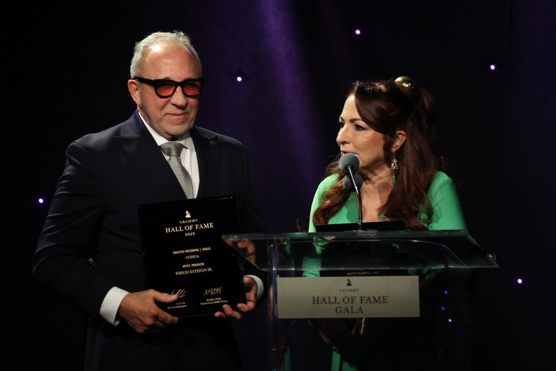 Emilio And Gloria Estefan Join GRAMMY Hall Of Fame Legacy honored at GRAMMY Museum: A gala with Leslie Grace and iconic Estefans in true mode