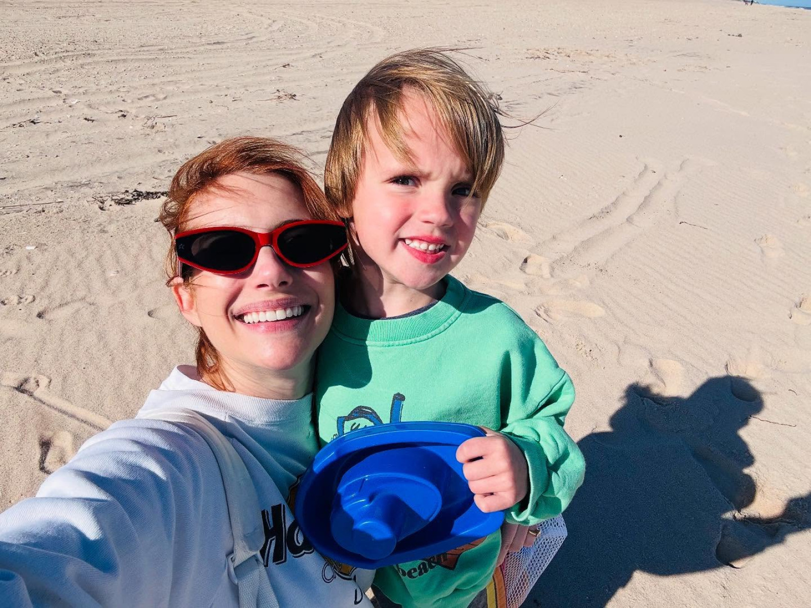 In a heartfelt Instagram post, Emma expresses her joy in navigating motherhood with love!