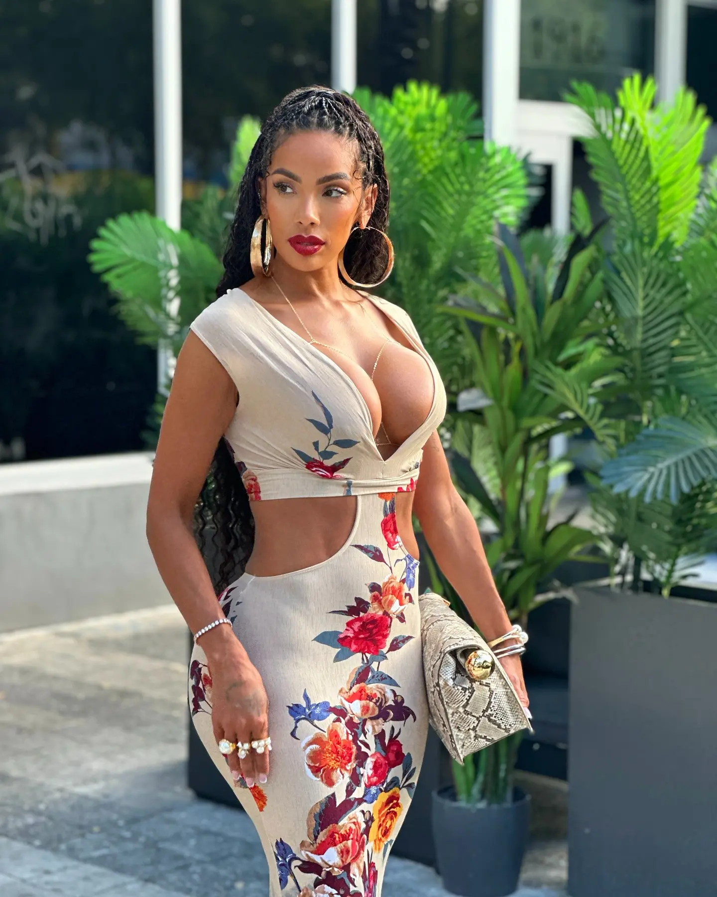 Erica Mena Embraces Mystery With PoshByV Dress Erica Mena embodies allure and mystery in a sleek PoshByV dress, captivating every glance.