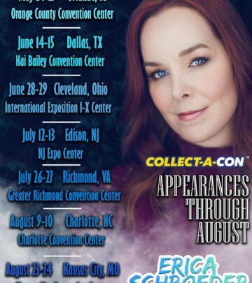 Voice actress Erica invites fans to bring rare collectibles for signings at events in Aug
