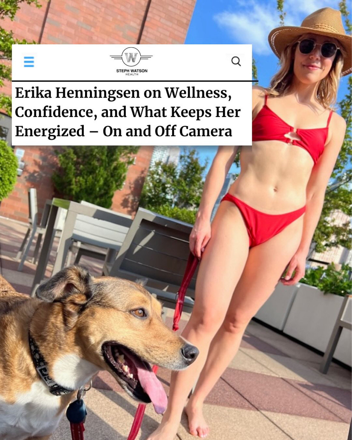 Erika Henningsen Shares Wellness Insights Wellness isn’t one-size-fits-all; Erika Henningsen reveals her energy protection habits!!!