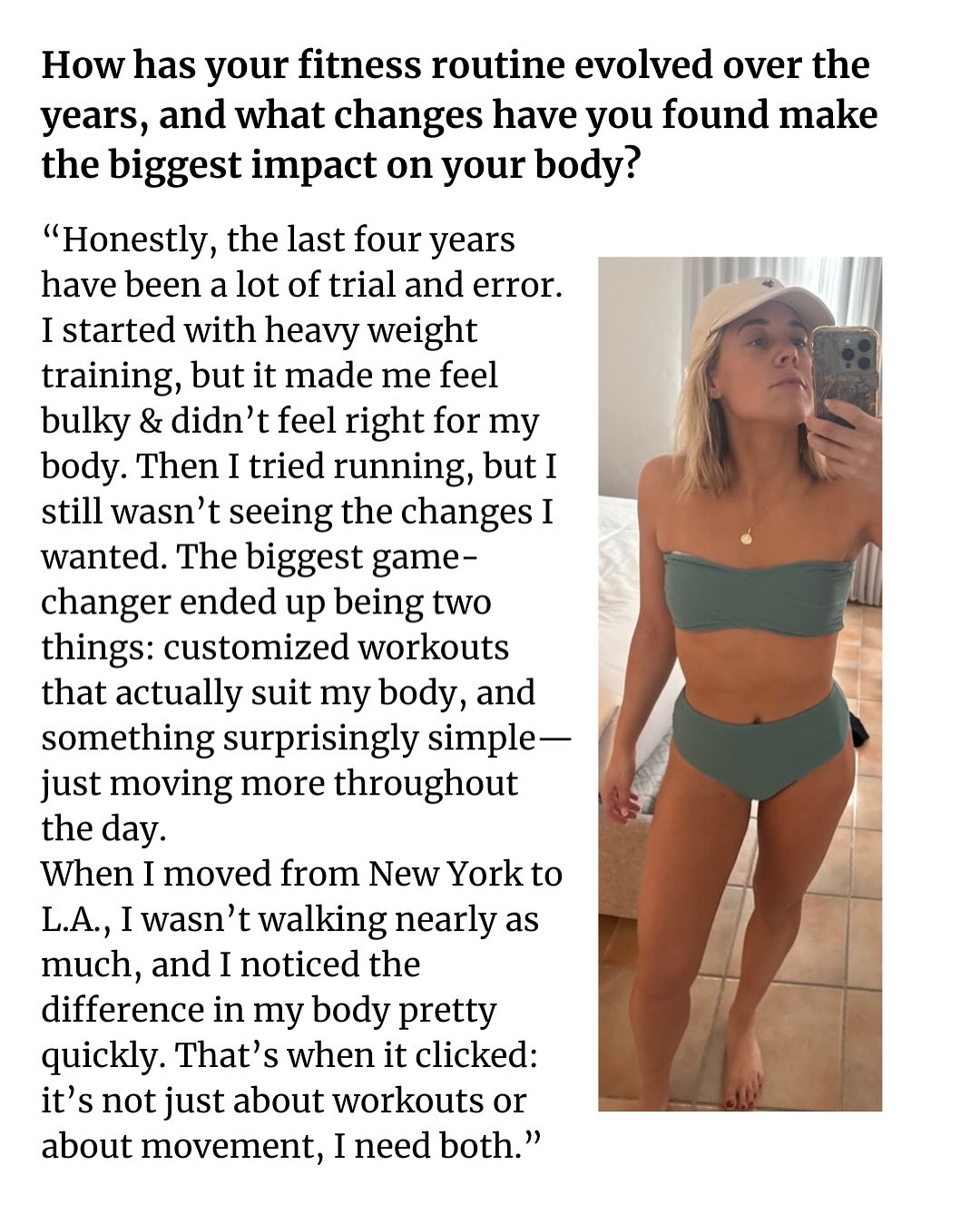 Erika Henningsen Shares Wellness Insights
