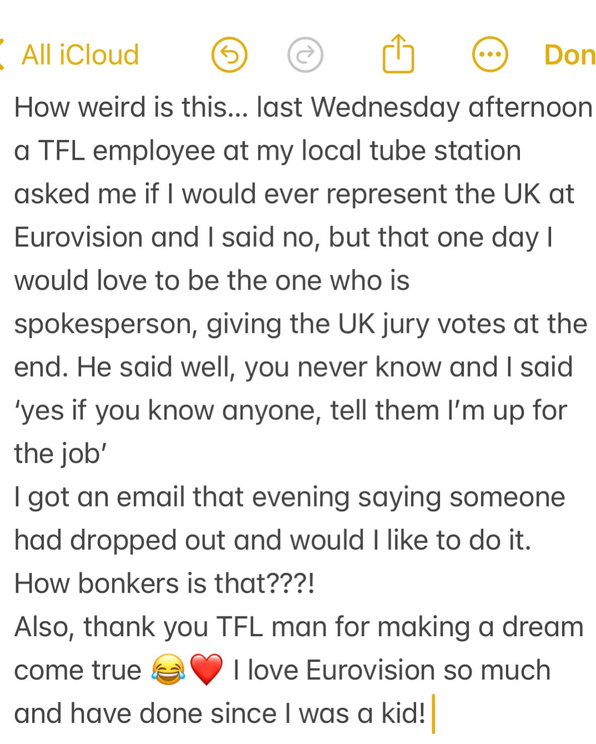 Eurovision Spokesperson Photo Story