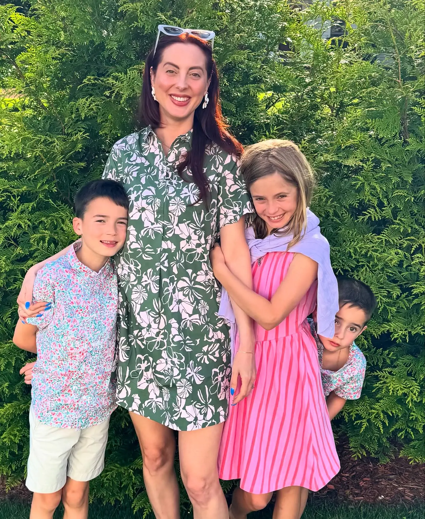 Eva Amurri celebrates Mother’s Day with family fun, goats, soccer, and sushi in a dream day.