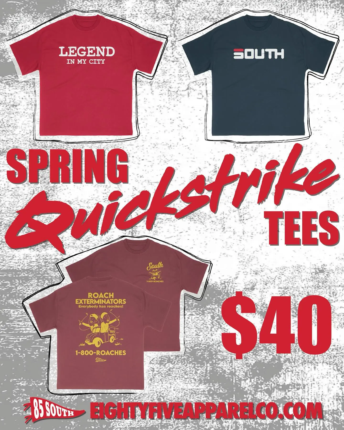 Exclusive Vault Drop By The 85 South Show Limited graphic tees from a rare vault drop; claim your exclusive vintage streetwear piece.