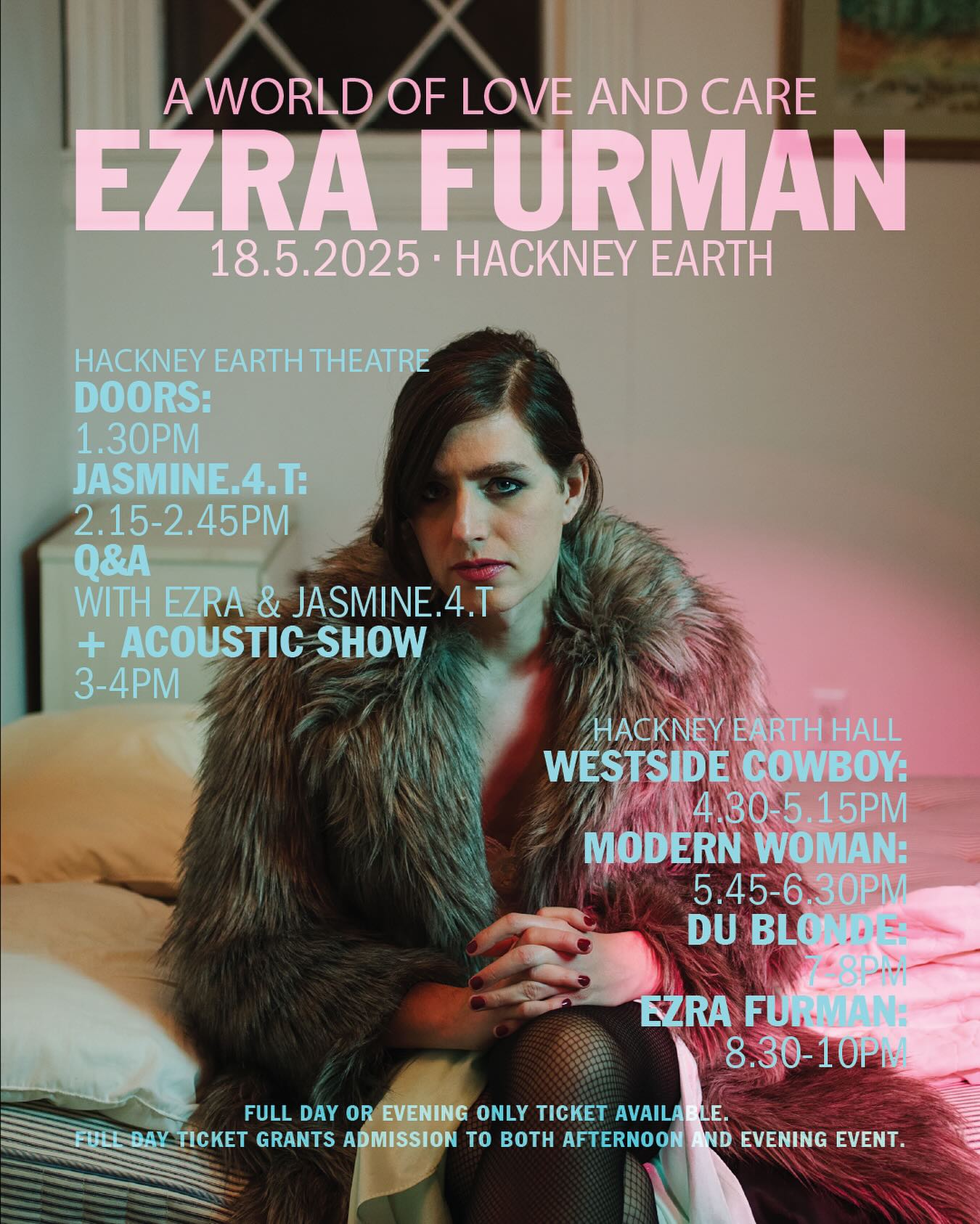 Ezra Furman Heads To Earthackney London Gig Ezra Furman’s update: Performance set at Earthackney London – tune in for details tonight!