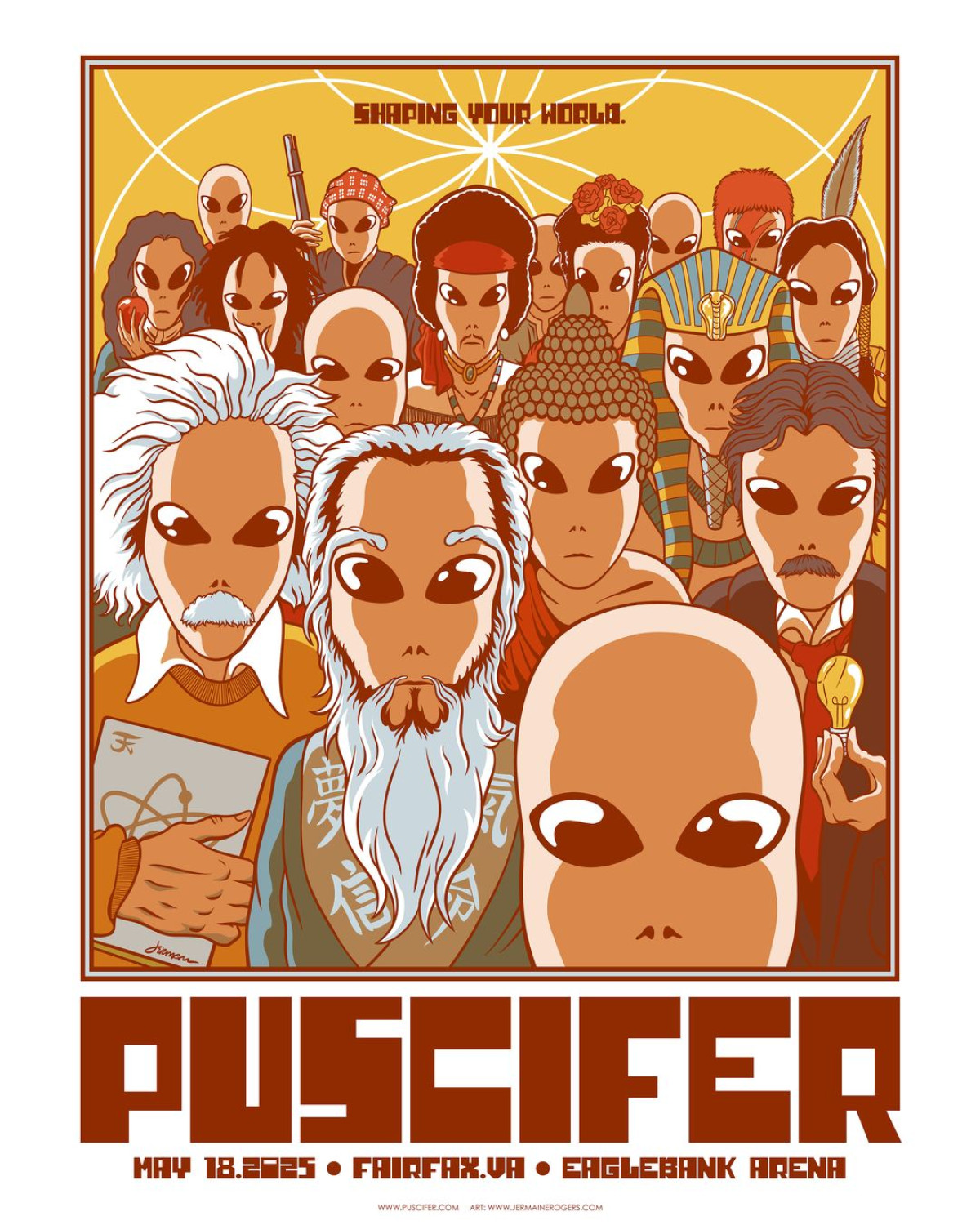 Fairfax Poster Unveiled By Jermainerogersart Crafted for Puscifer enthusiasts, this Fairfax edition poster features 150 limited prints.