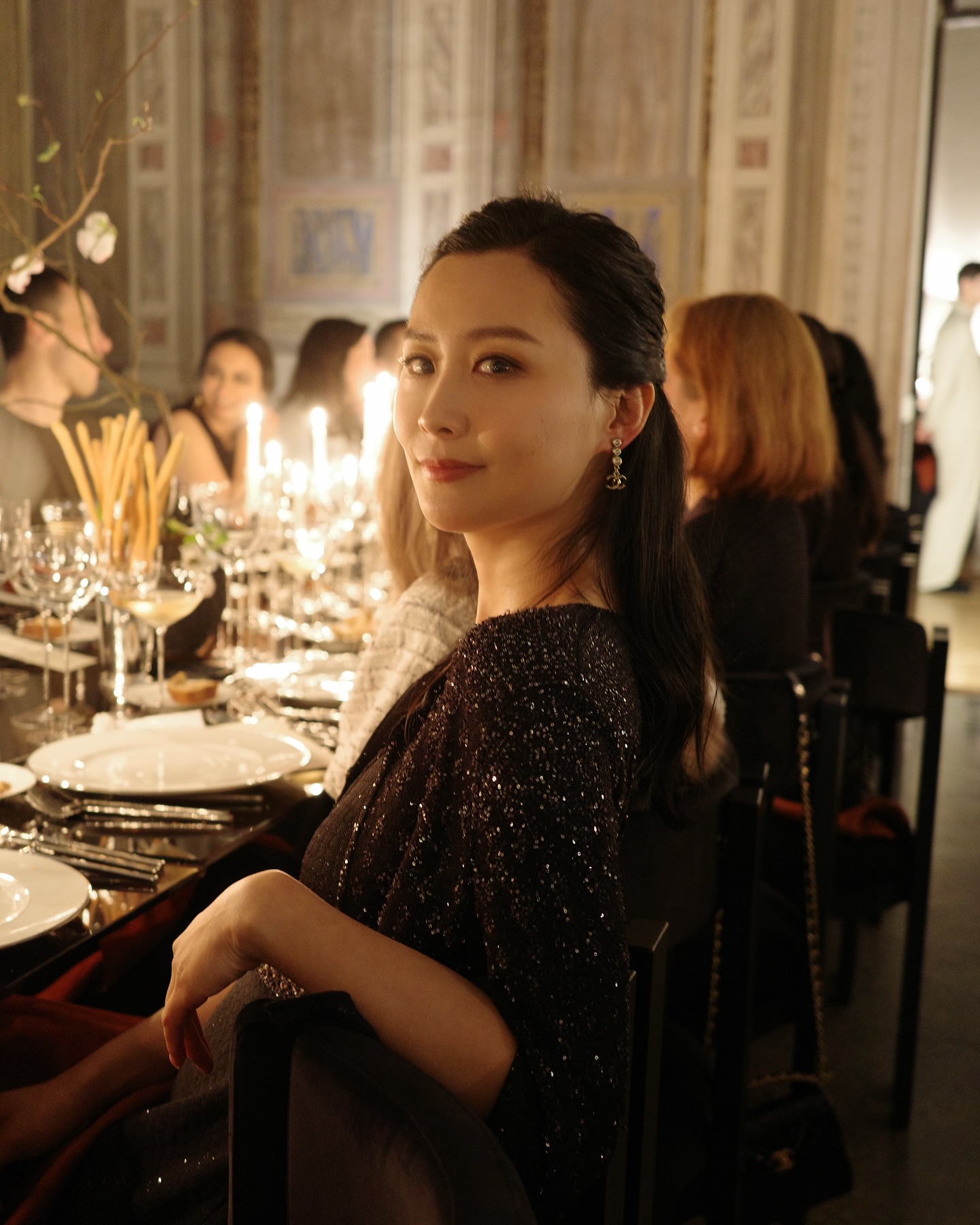 Fala Chen Enjoys Lake Como on Chanel Cruise