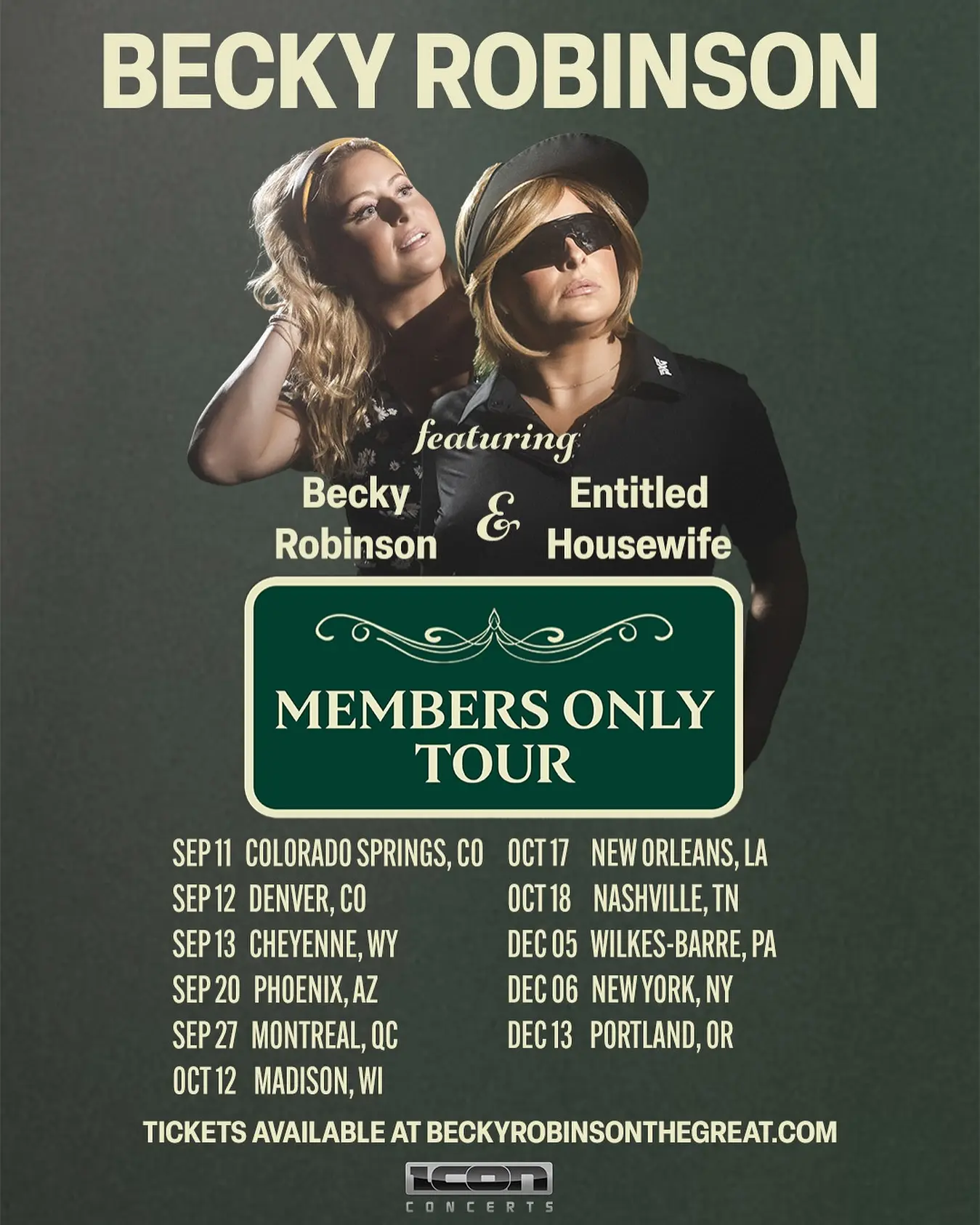 Fall Tour Dates Dropping For Becky Robinson Excitement mounts as presale starts May 20, 12PM local for the gieurlz—act fast! Hurry Up!