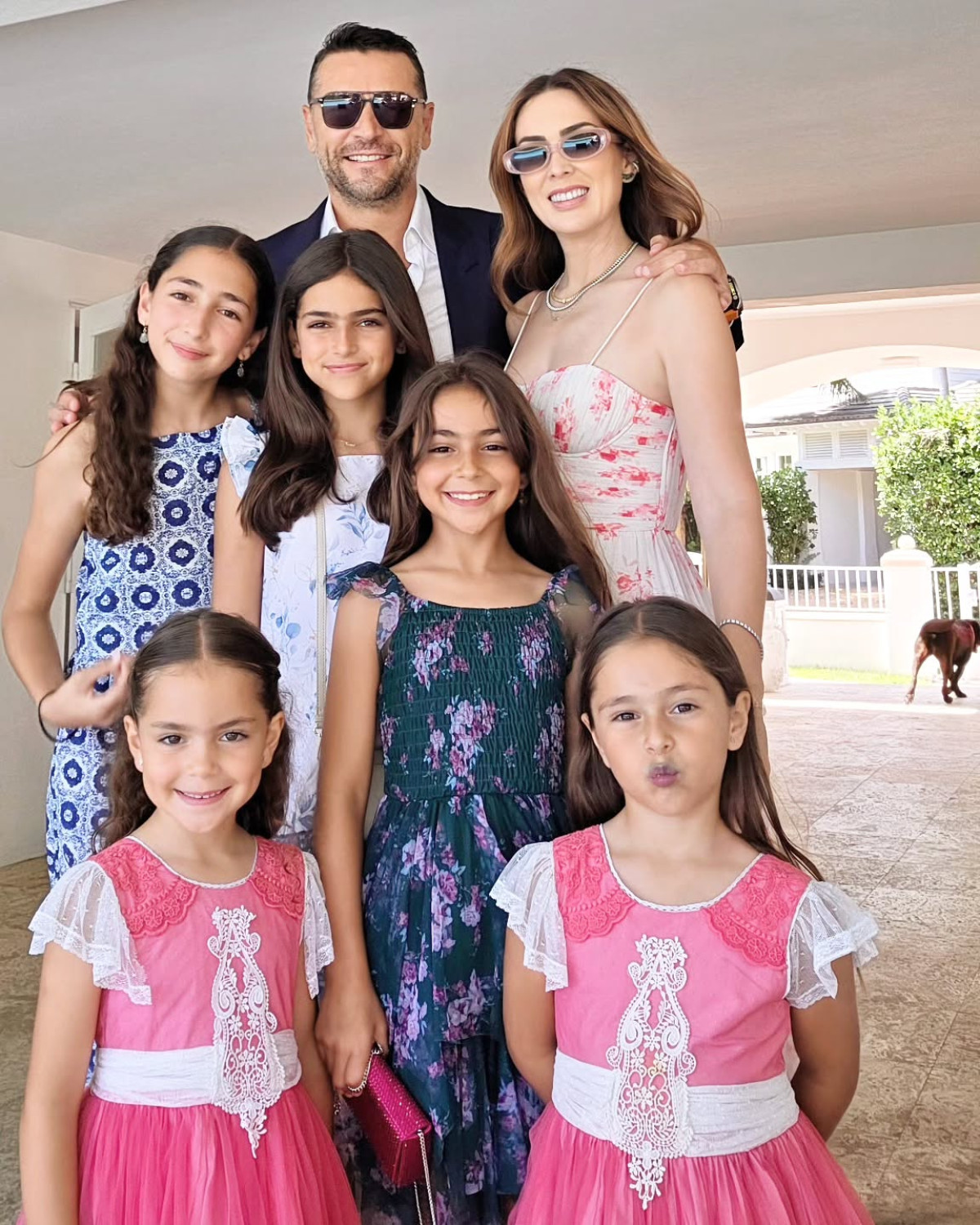 Family First Communion Celebration With Jacky Bracamontes TV star Jacky Bracamontes shows a touching family moment at her daughter’s First Communion.