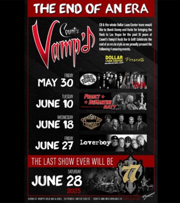 Join fans for an intimate farewell as NightRanger hosts a memorable send-off in Las Vegas.