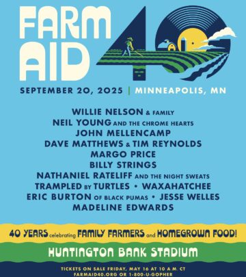 Farm Aid 40: Billy Strings Boosts Minneapolis Lineup