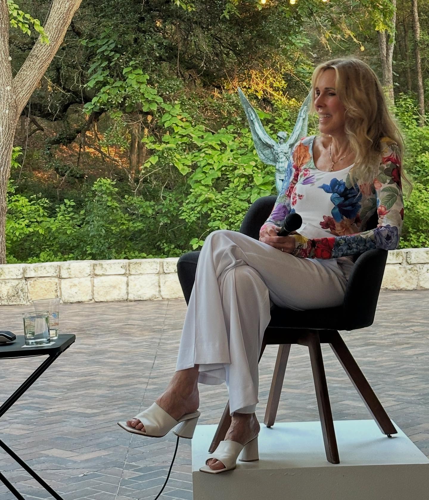 Farrah Fawcett Tribute At Austin Sculpture Garden