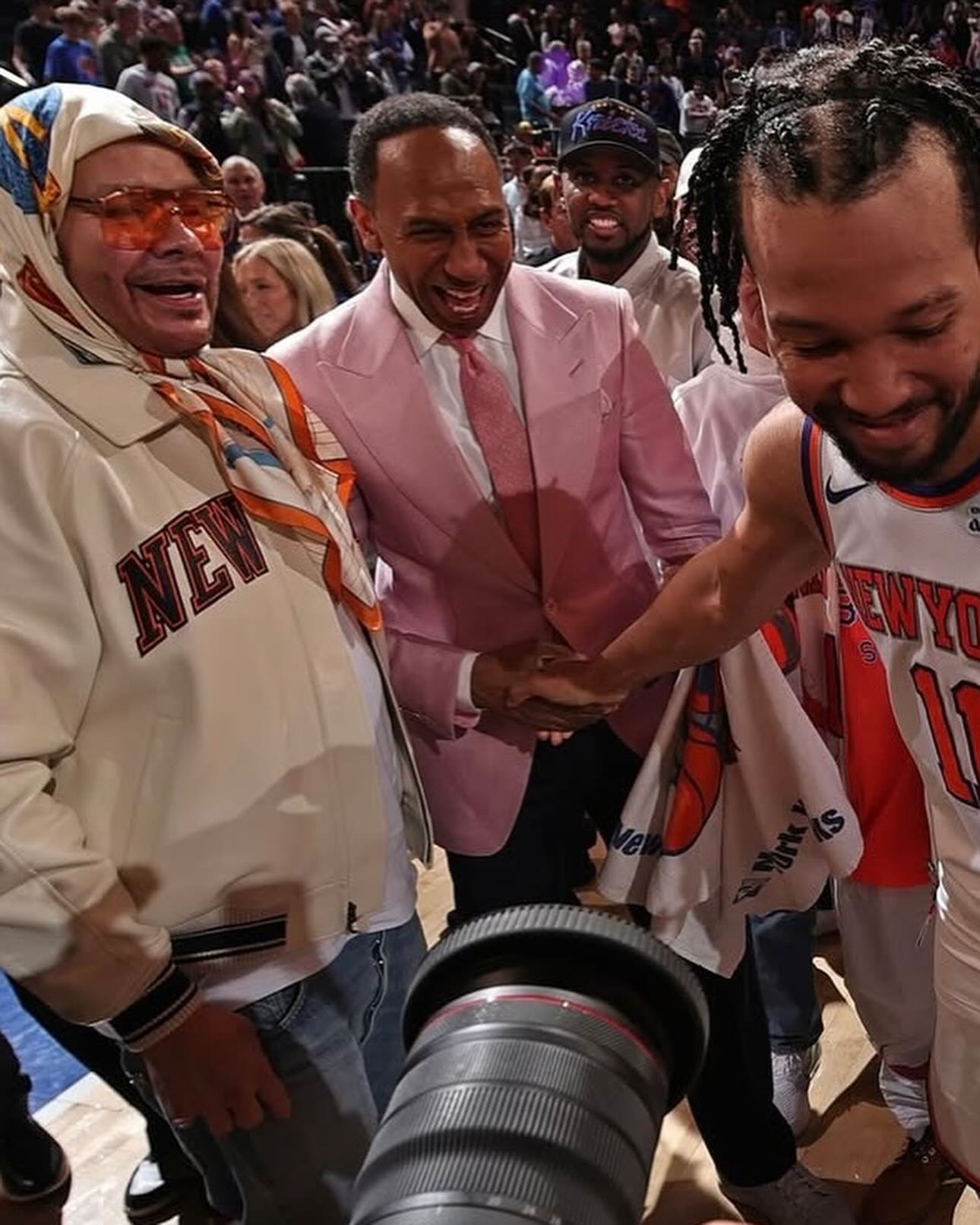 Fat Joe Celebrates 26 Years With Knicks Chant