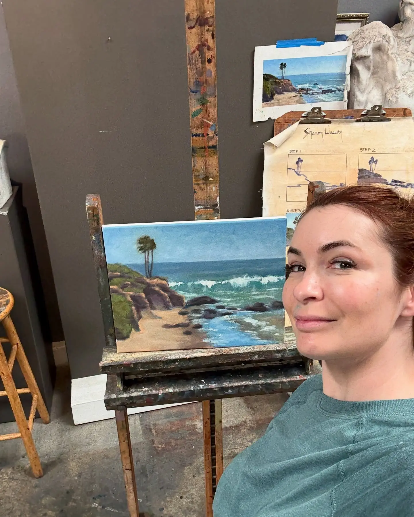 Felicia Day Finds Zen In Oil Painting Class Actor, writer Felicia Day finds calm and sparks vivid creativity in her oil painting class.