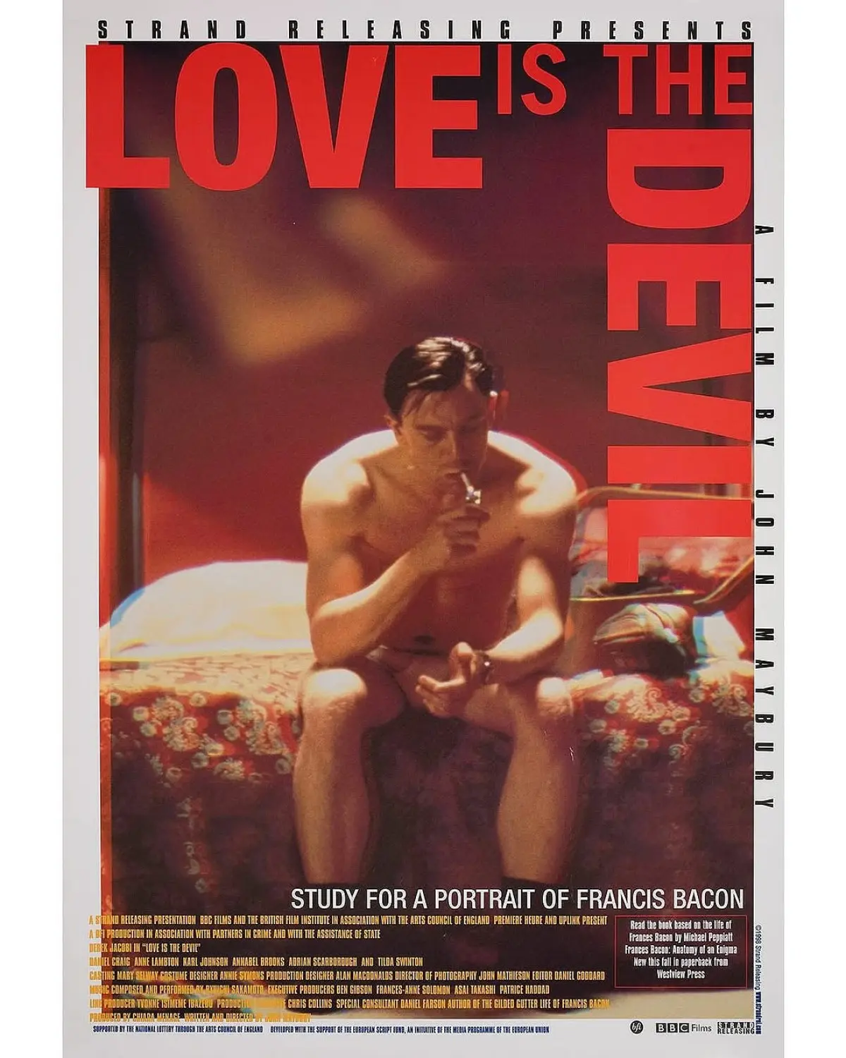 Film Forum’s Young Film Series Revives Love Is the Devil Francis Bacon biopic hits screens one night starring Derek Jacobi and preBond Daniel Craig