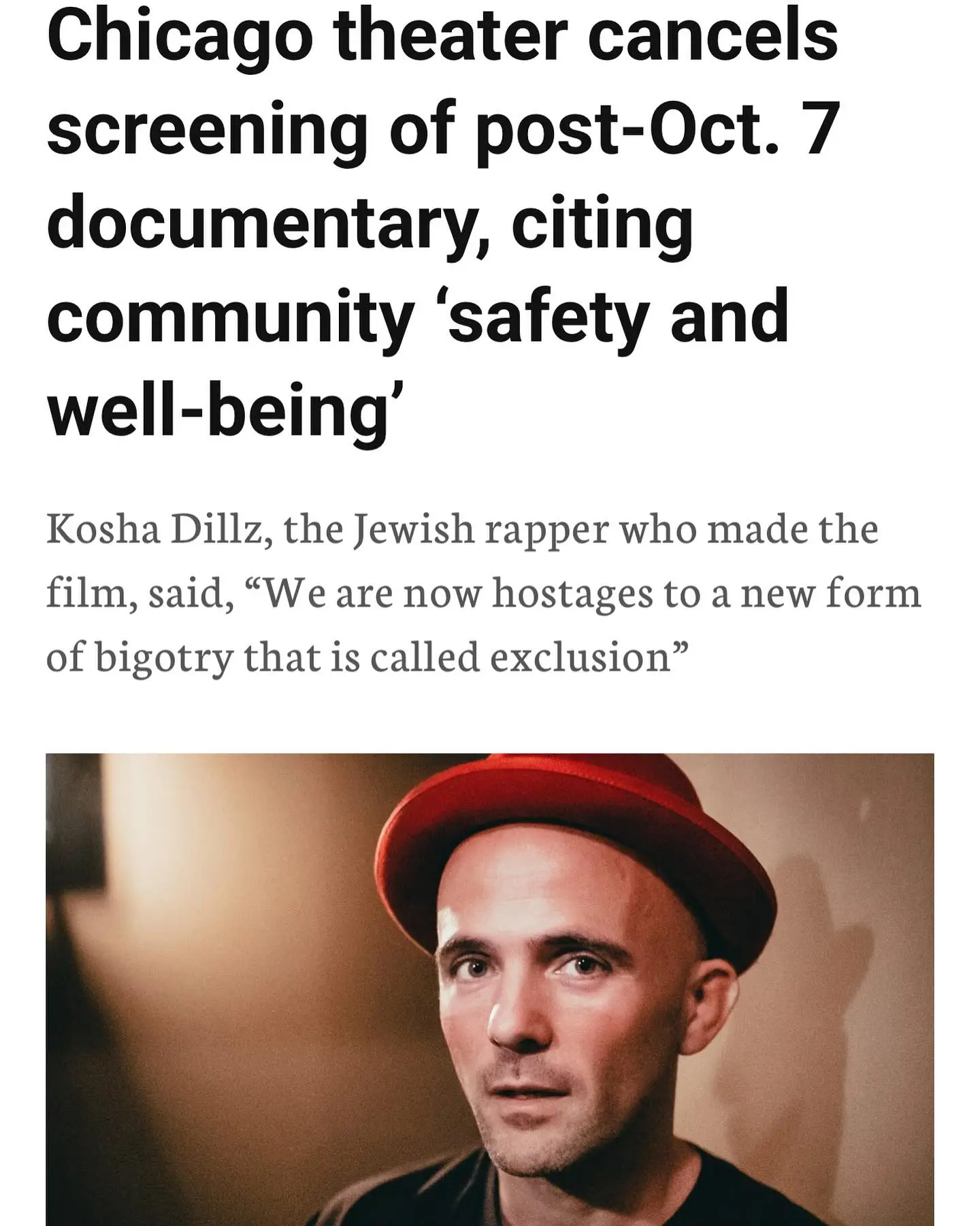 Film Screening Controversy Spurs Progressive Dialogue Cancelled screening becomes a revived event sparking bold, inclusive, progressive dialogue.