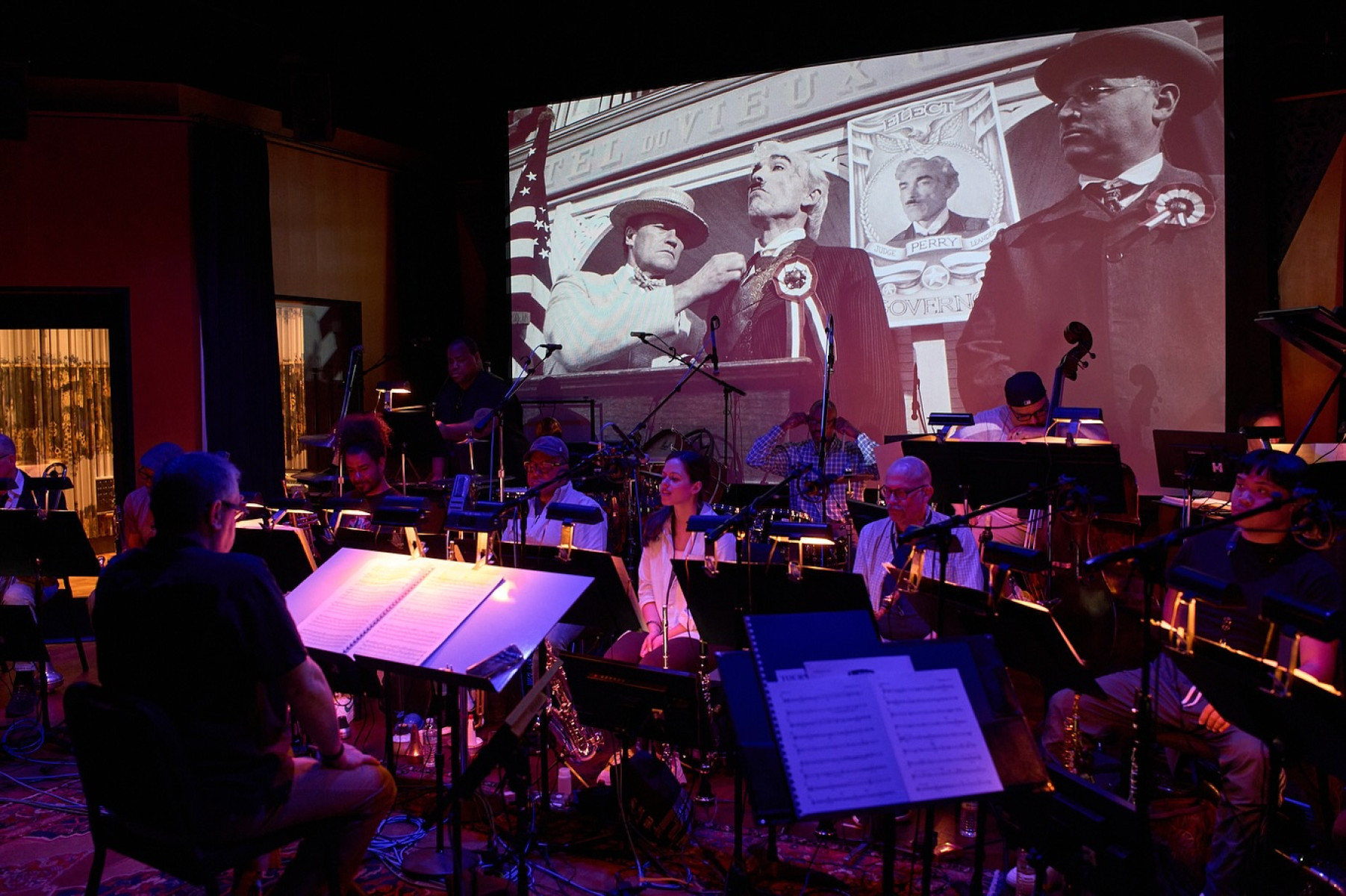 Final Rehearsal For LOUIS Silent Movie In Santa Barbara Rehearsals conclude amid dim lights and dynamic music set for a grand Santa Barbara debut!