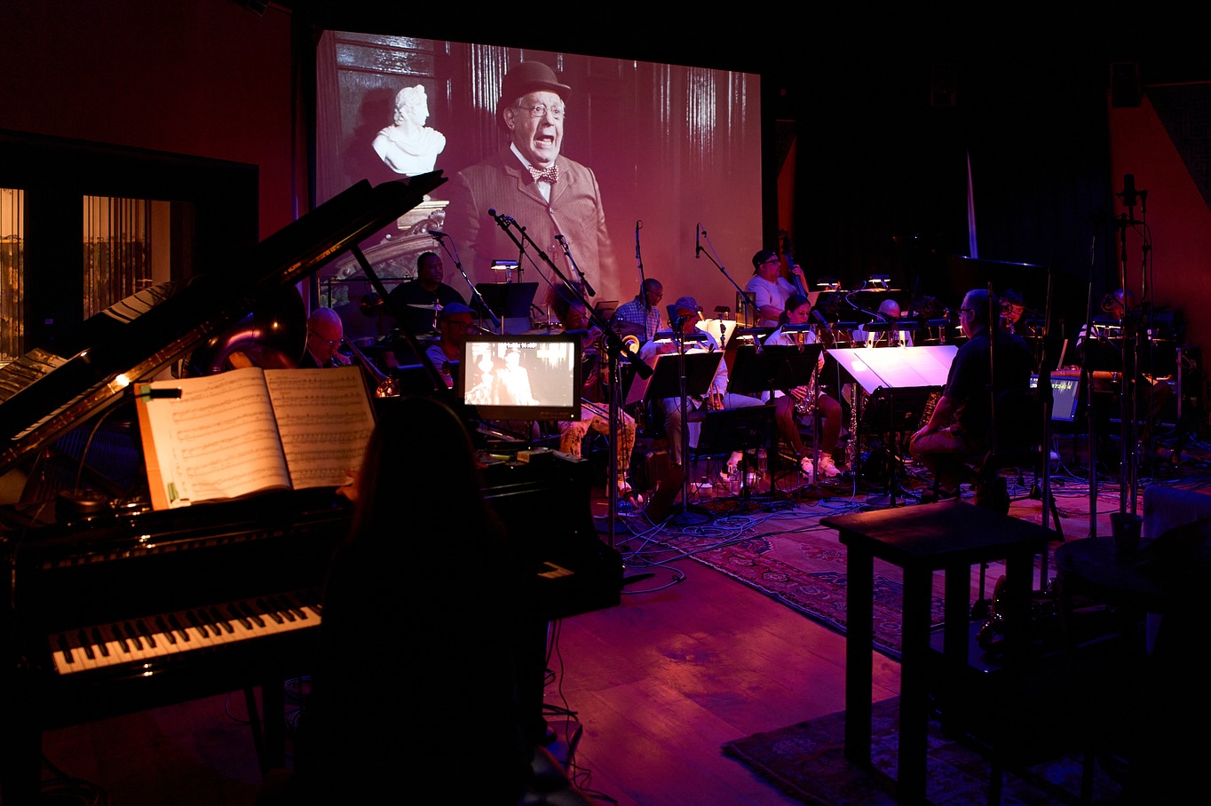 Final Rehearsal For LOUIS Silent Movie In Santa Barbara