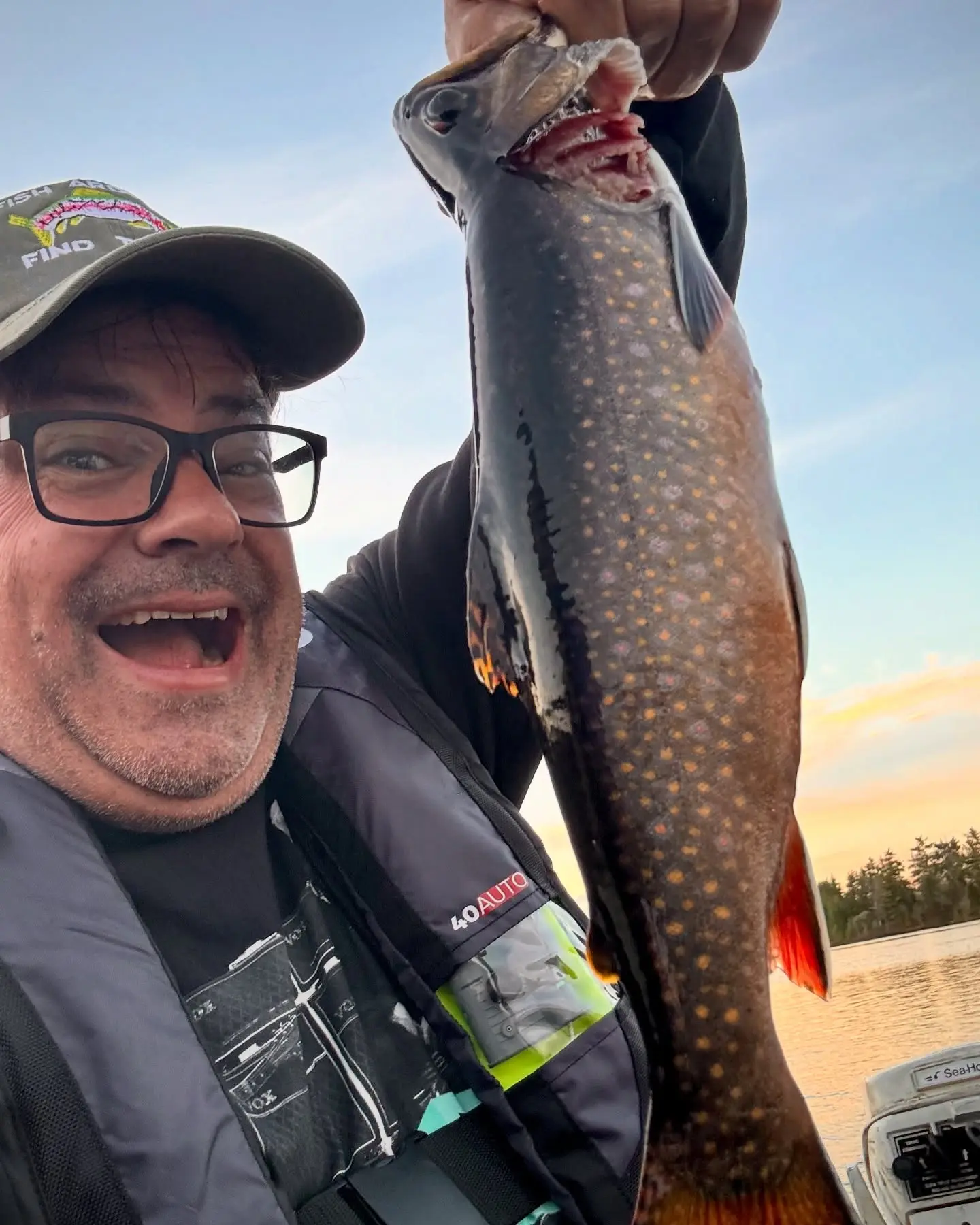 Epic boys trip: campfires, fishing laughs, cold drinks, and bug bites make wild memories.!