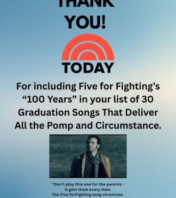 Five for Fighting’s ‘100 Years’ Earns Graduation Playlist