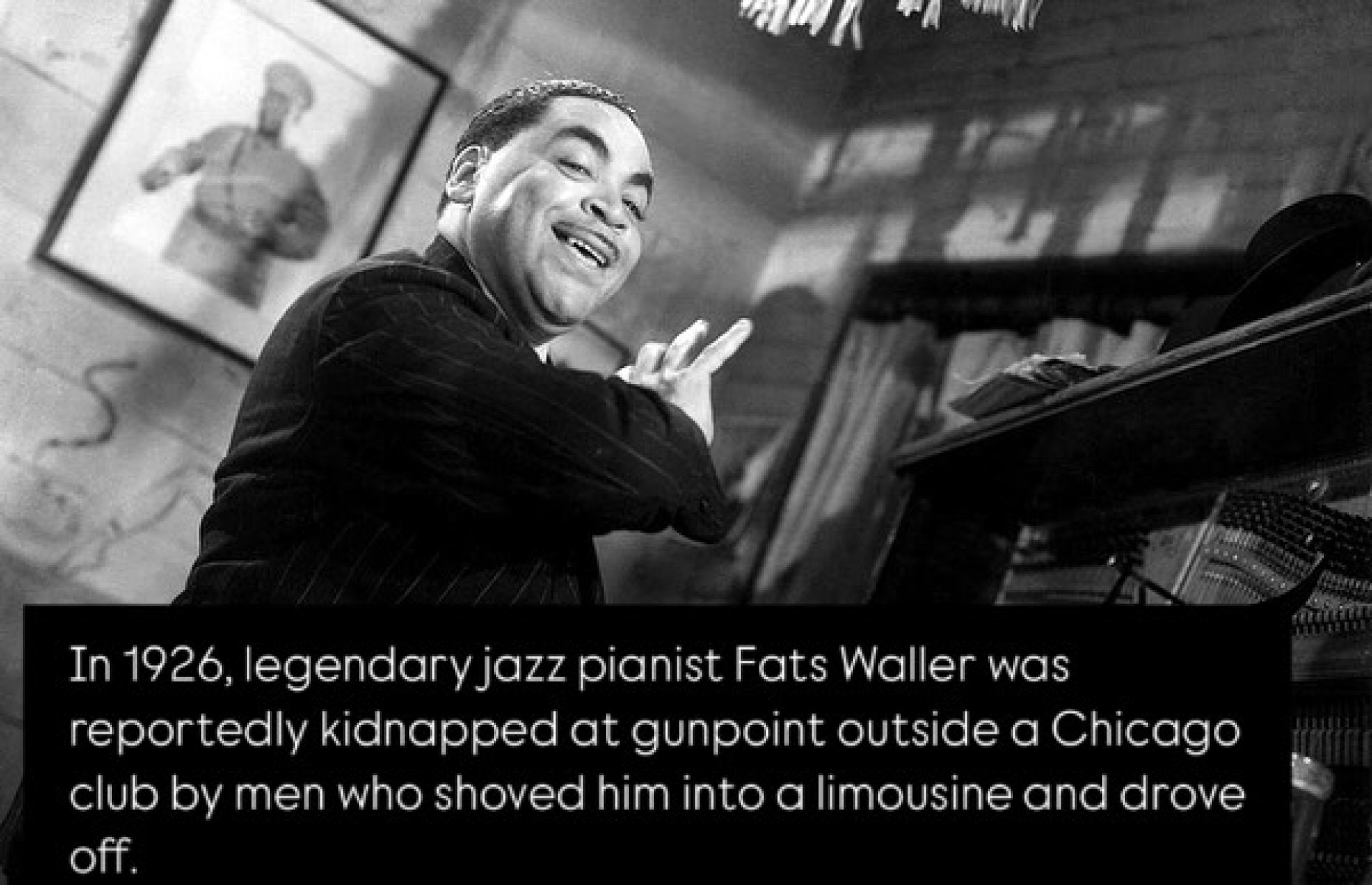 Flashback Friday: Fats Waller’s Kidnapping Birthday Secret A fascinating look into Fats Waller's bizarre kidnapping birthday gift, igniting a legend.