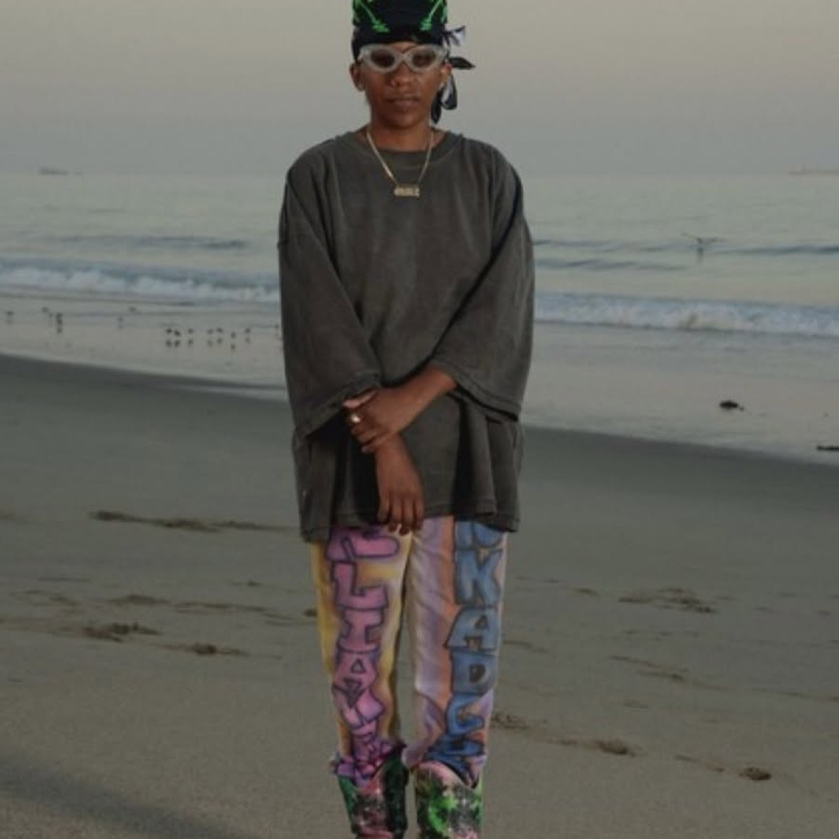 Flea Wishes Lauren Halsey A Happy Birthday Flea sends birthday vibes to Lauren Halsey, showcasing real Los Angeles pride today indeed