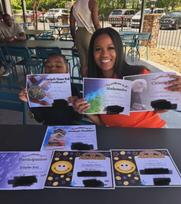 Flippa T’s First Grader Bags All-A’s and Principal Awards