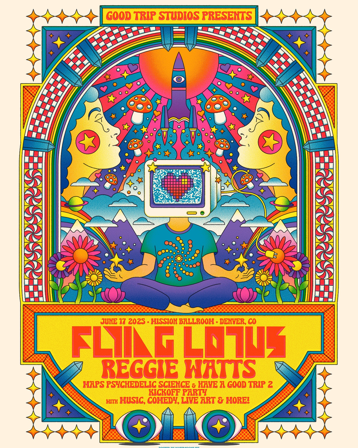 Flying Lotus Returns To Denver June 16 Flying Lotus electrifies Denver on June 16 with Reggie Watts in a starry live event - Epic