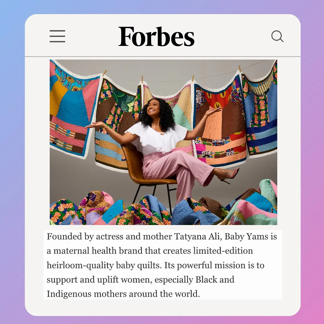 Forbes Feature & Baby Yams Trademark Secured