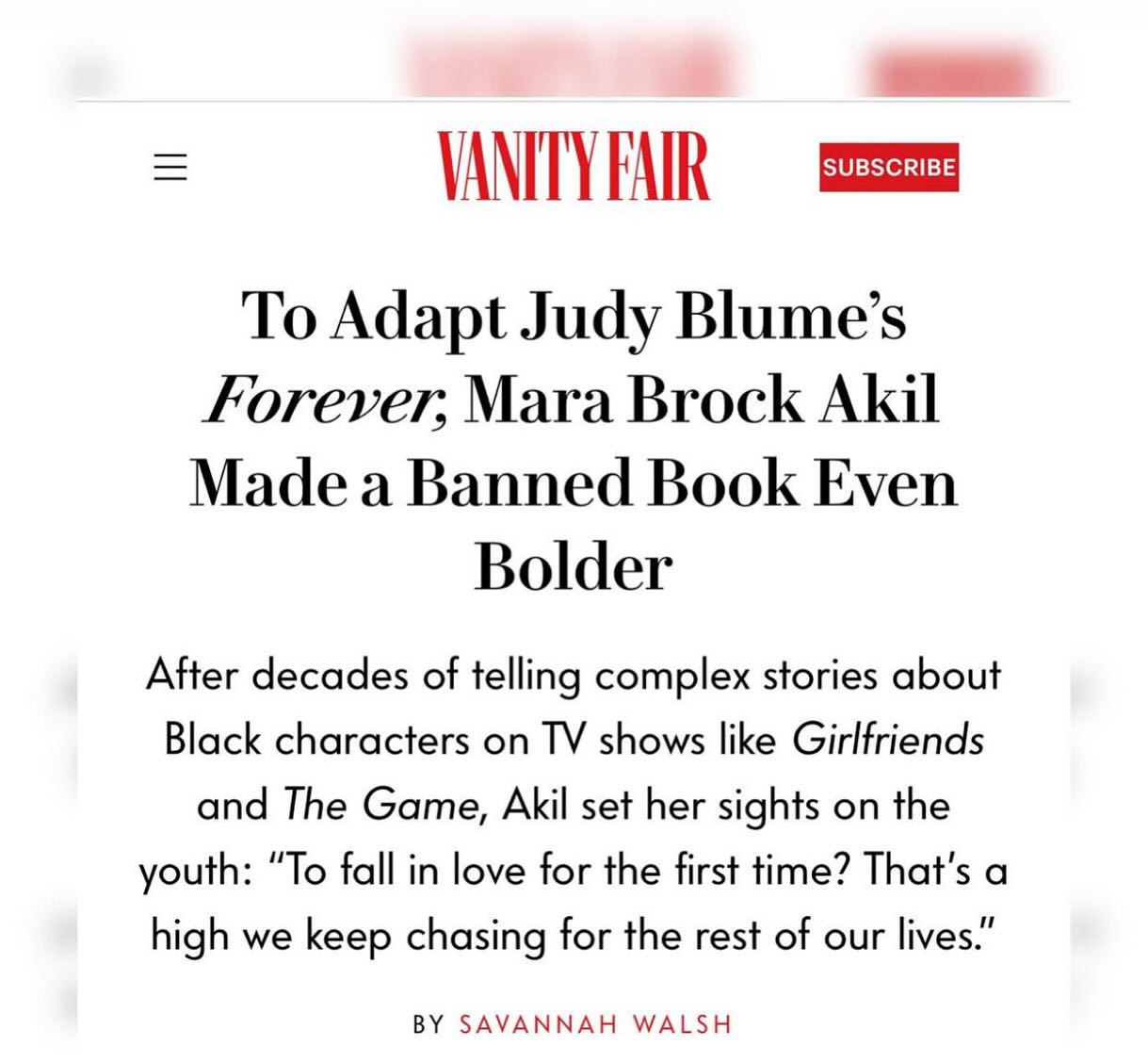 Forever: Modern Take on Judy Blume’s Novel