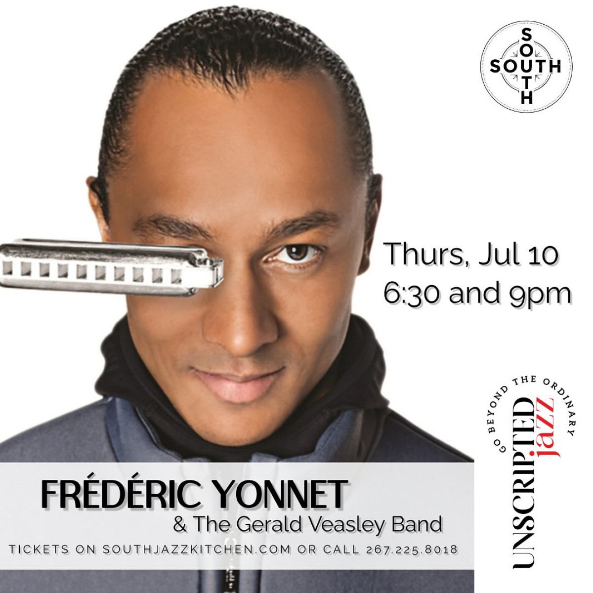 Frederic Yonnet Live at South Jazz Club Experience the harmonica maestro's unscripted show reshaping jazz vibes in Philly Just Wow
