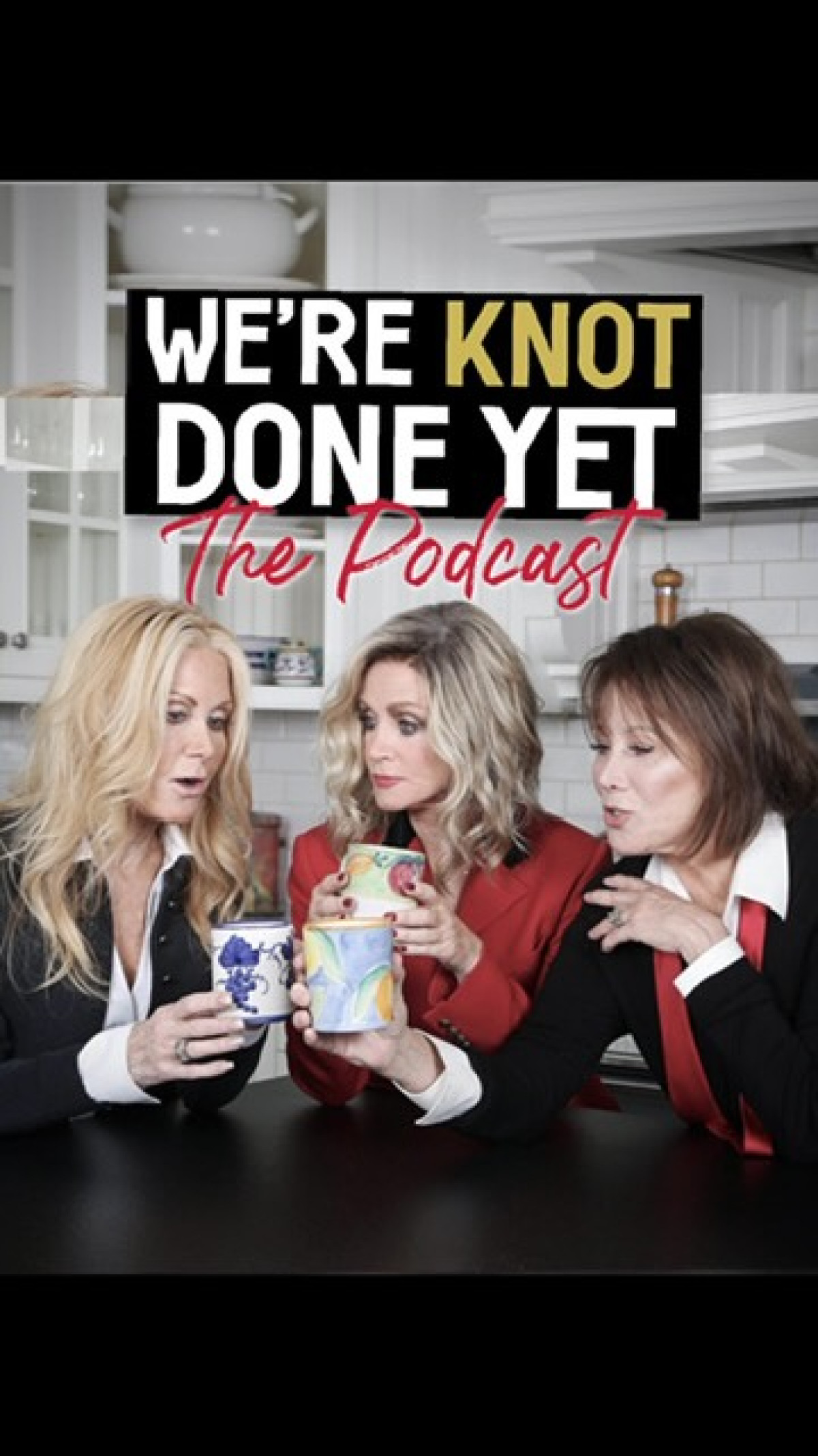 Friends Reunite In ‘We’re Knot Done Yet’ Podcast Donna Mills, Michele Lee, and Joan Van Ark reminisce about cul-de-sac memories and friends.