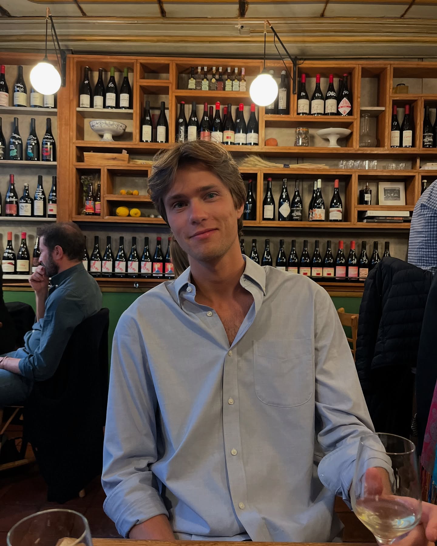 From Across The Table Celebrity Gabe Escobar offers a subtle glance of elegance during refined dining encounter!