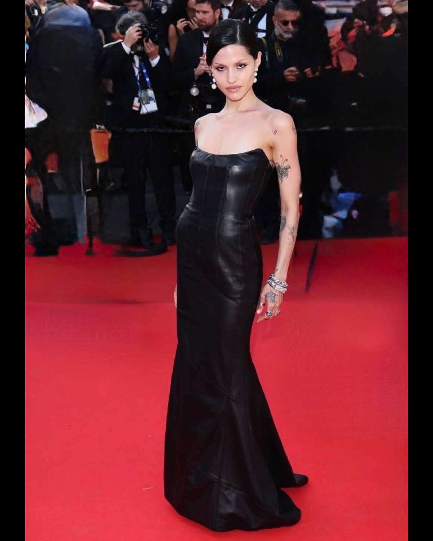 Gabbriette Glows at Cannes With Chrome Hearts Jewels