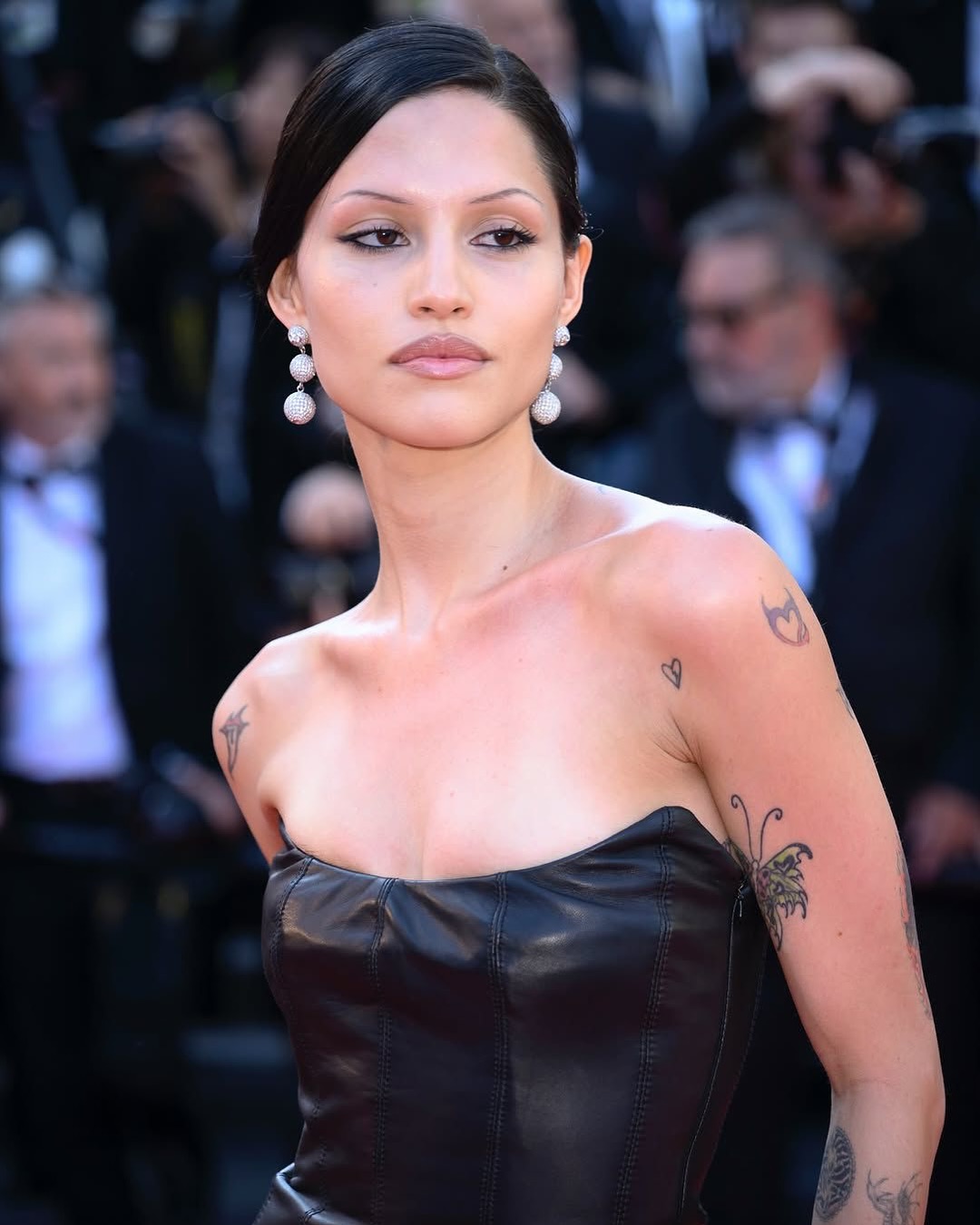 Gabbriette Glows at Cannes With Chrome Hearts Jewels