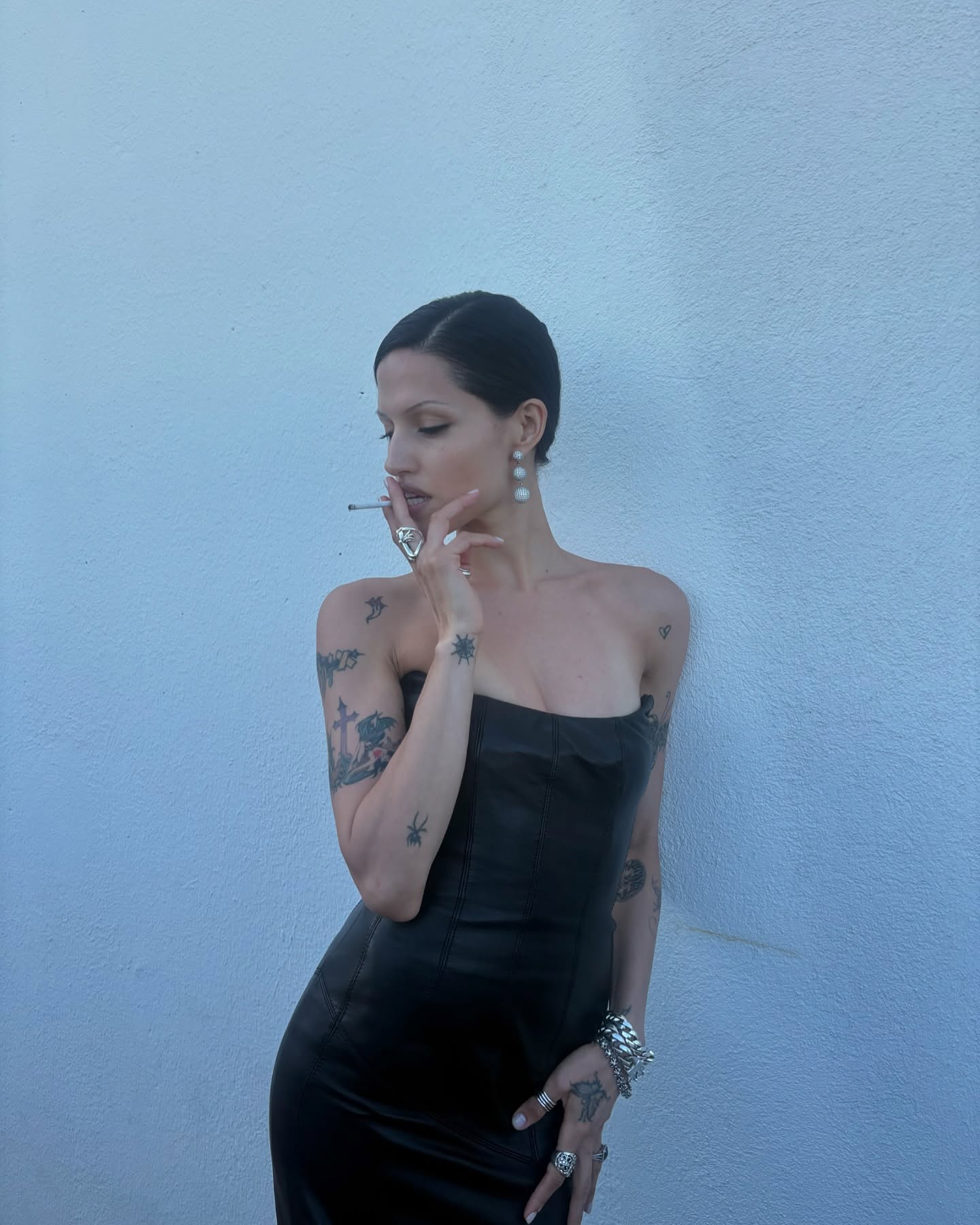 Gabbriette Glows at Cannes With Chrome Hearts Jewels
