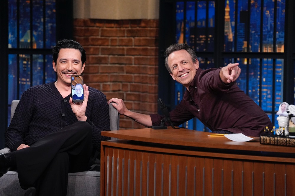 Gabriel Luna Lights Up Late Night