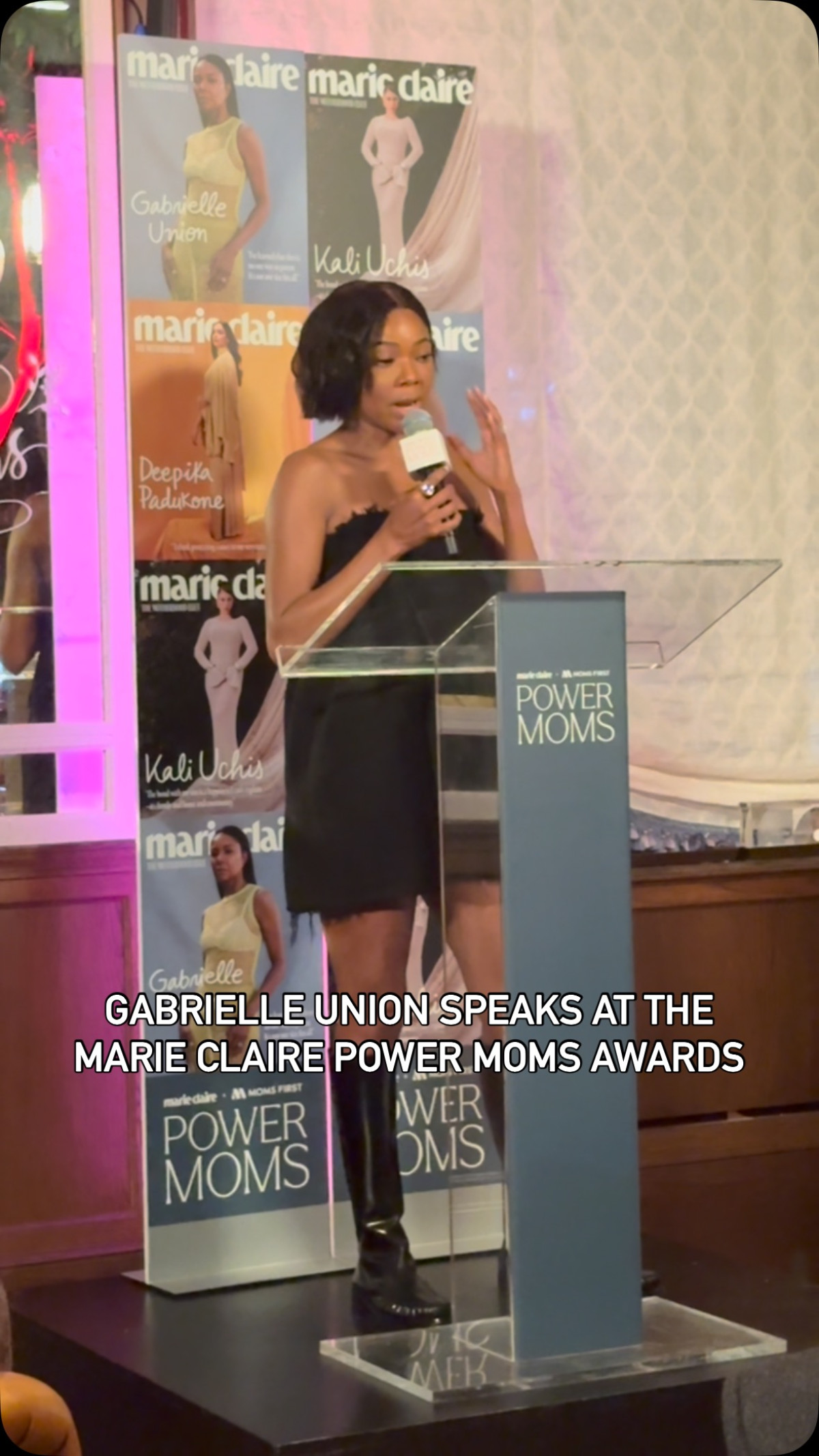 Gabrielle Union Inspires At Power Moms Awards Union's moving tribute to her pillar village at the first-ever Power Moms Awards event. Now