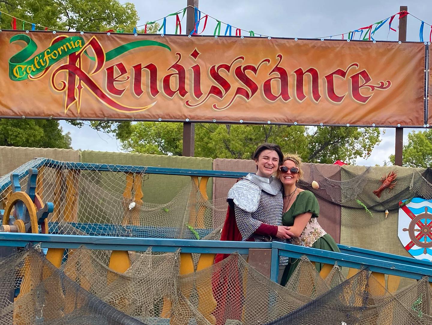 Gage Golightly Shines At Ren Faire In DIY Chainmail