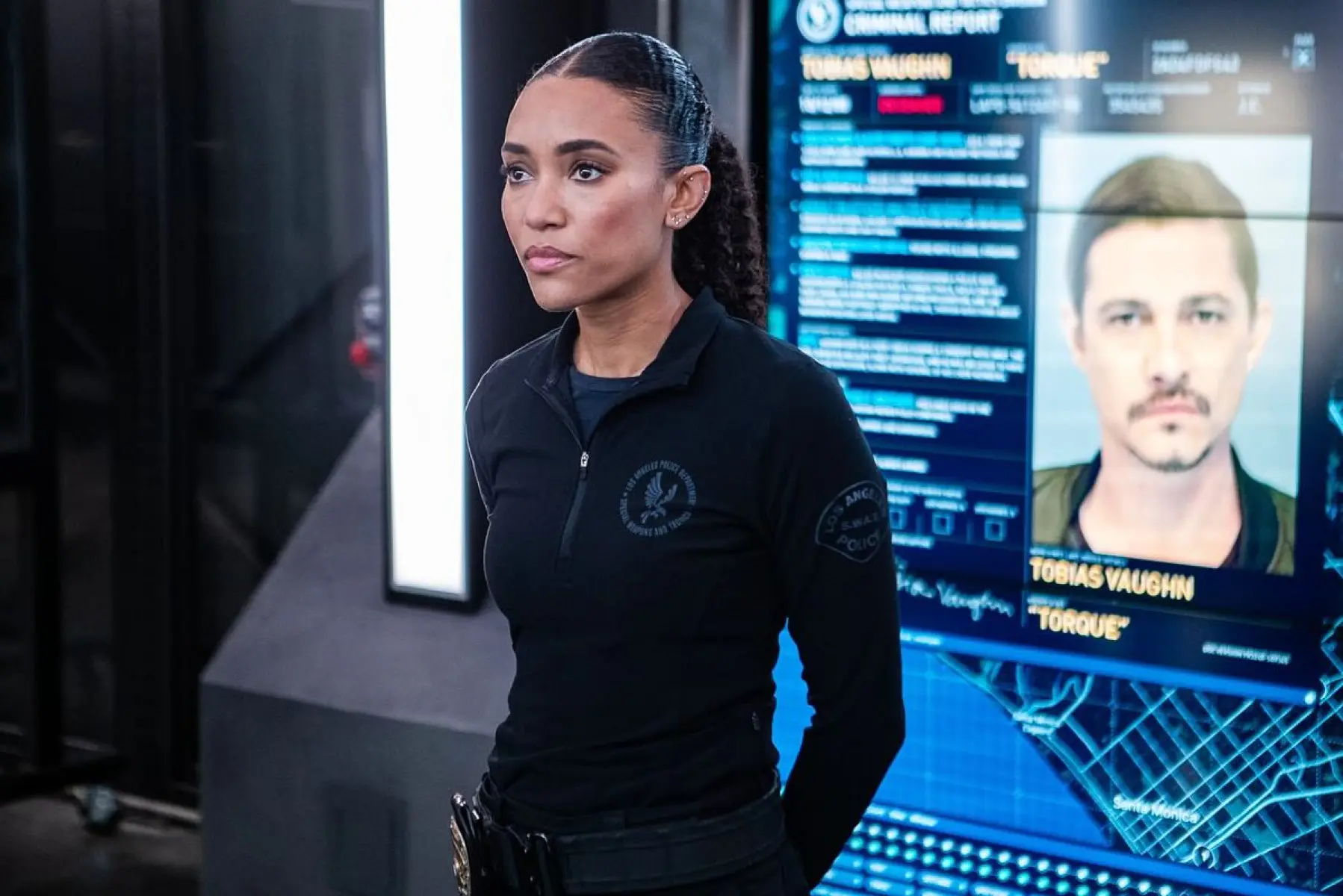 Annie Ilonzeh lights up social media, teasing a 'Gamble' promo for an action-packed S.W.A.T.