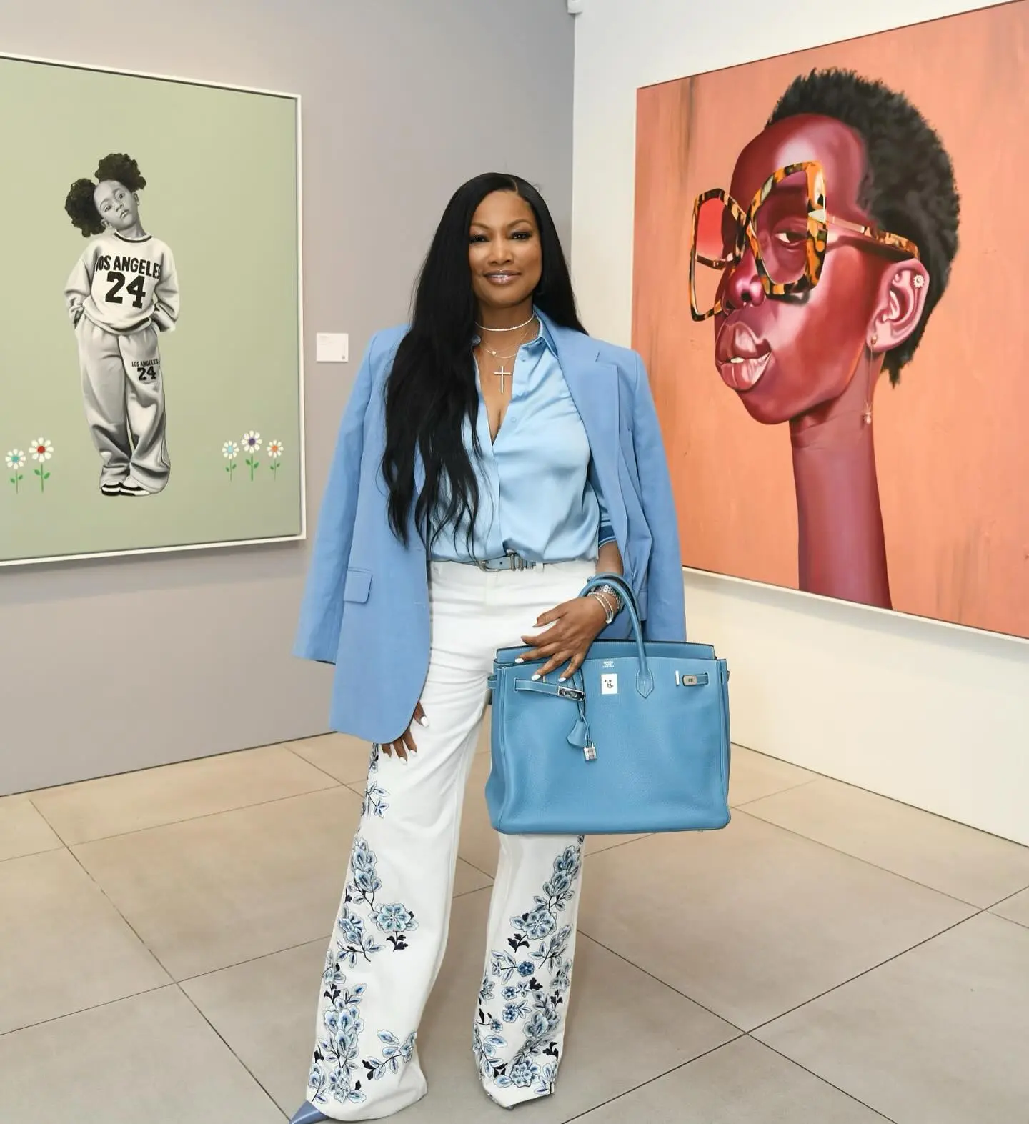 Garcelle Beauvais Explores Vibrant Art Galleries